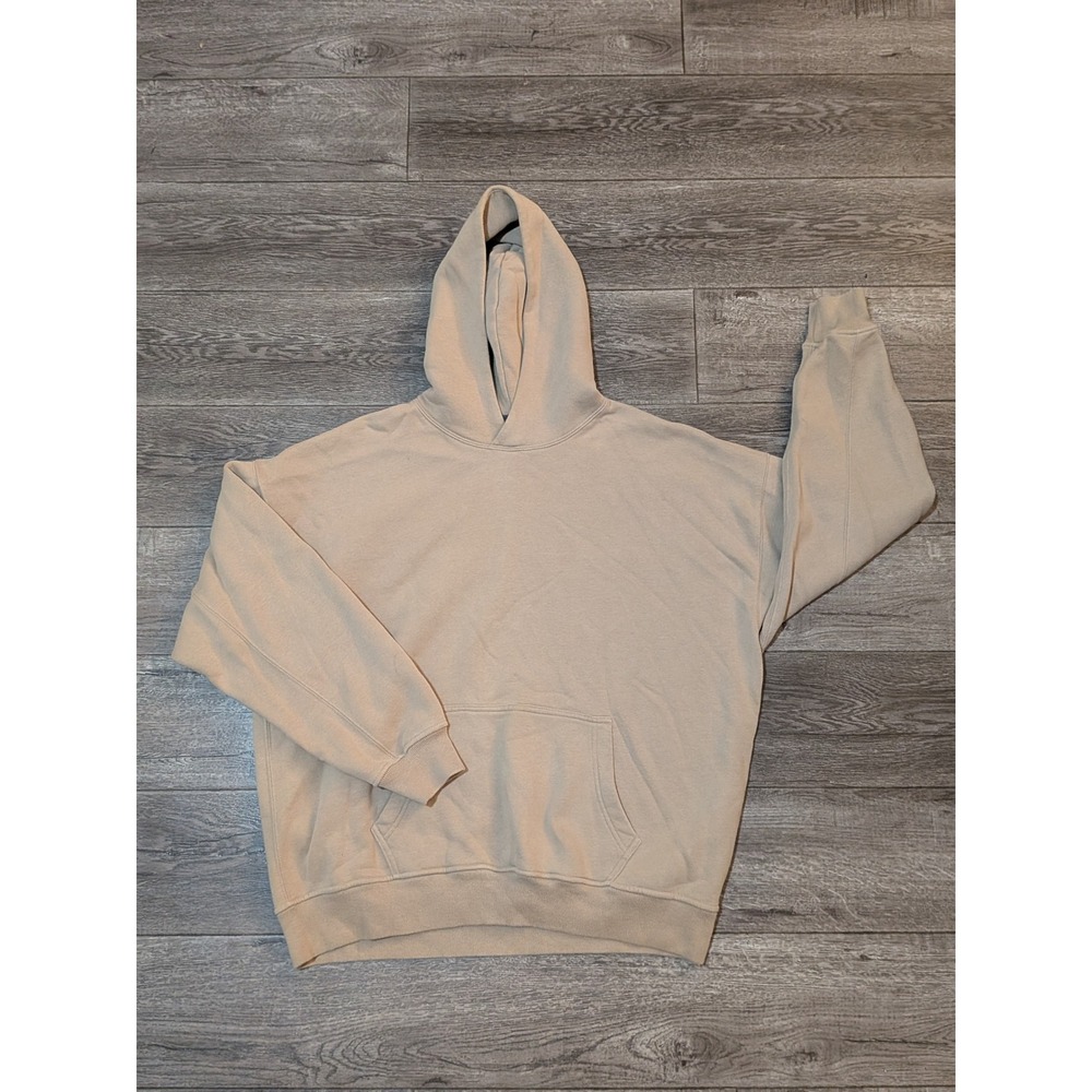 Abercrombie & Fitch Soft A&F Essentials Oversized Hoodie Tan Beige Large